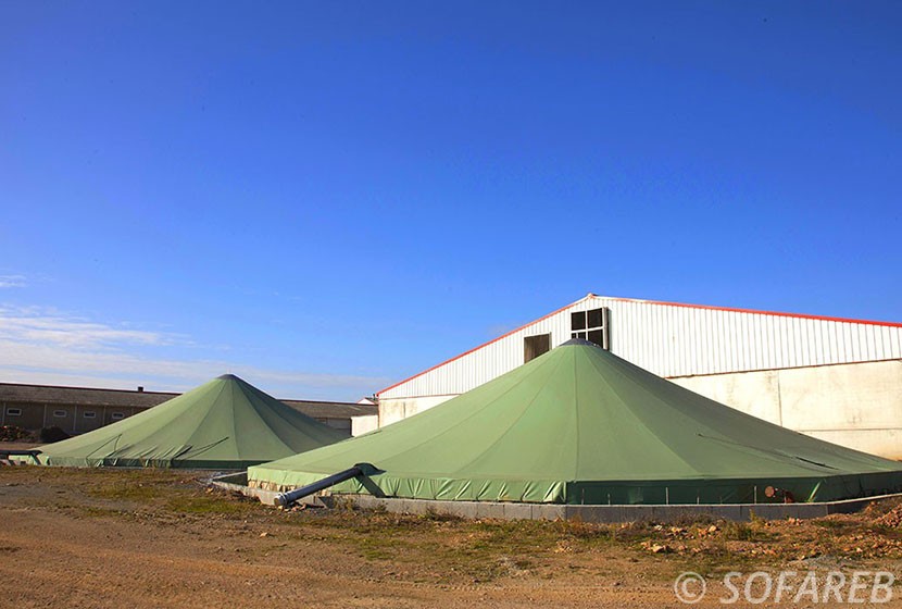 Bâche de protection de fosse pour l'agriculture