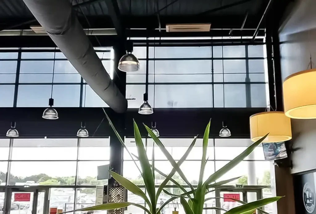 Store intérieur en tissus